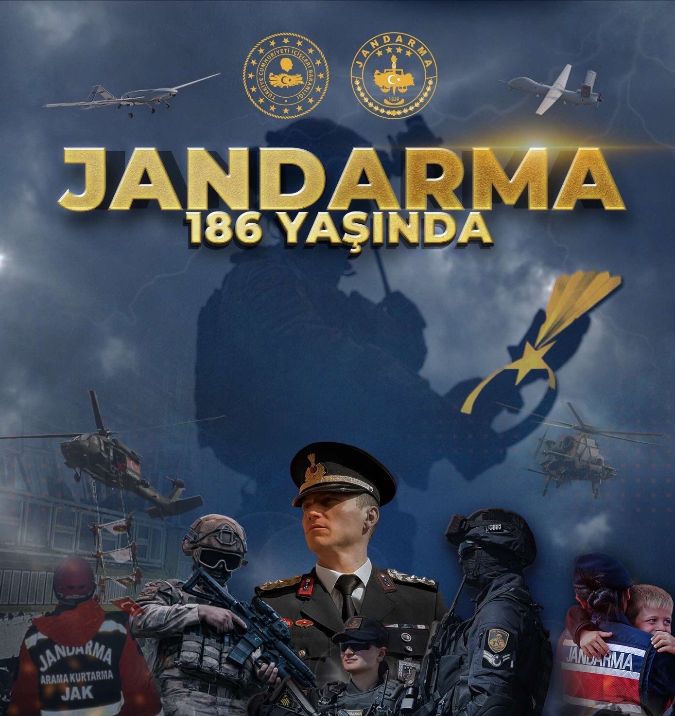 Jandarma Teşkilatının 186. Yıl Dönümü kutlu olsun!