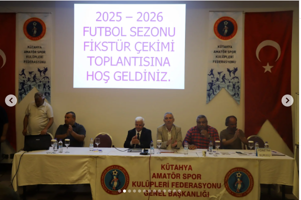 2025 - 2026  sezonu fikstür çekimi  Hilton Garden inn otelde yapıldı 